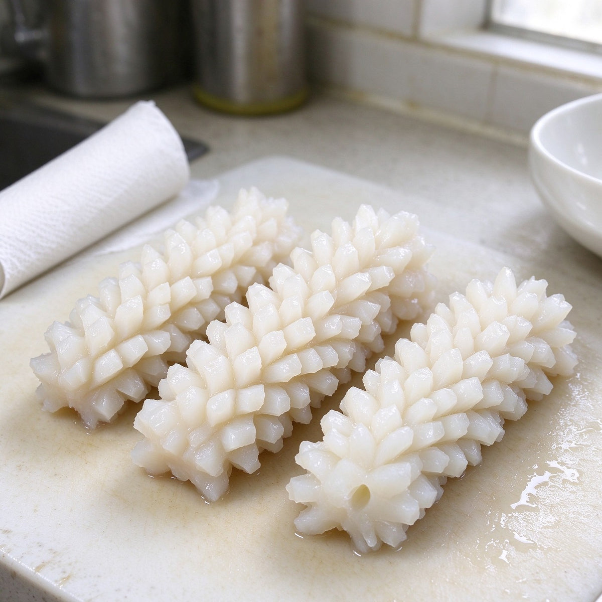 Flower-Cut Squid Pieces - view 1