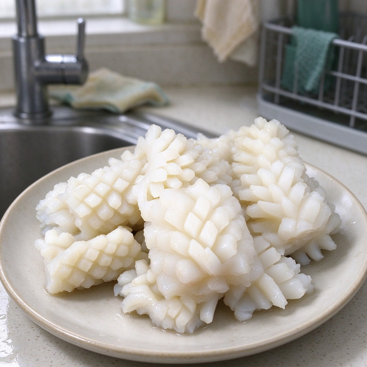 Flower-Cut Squid Pieces - view 3