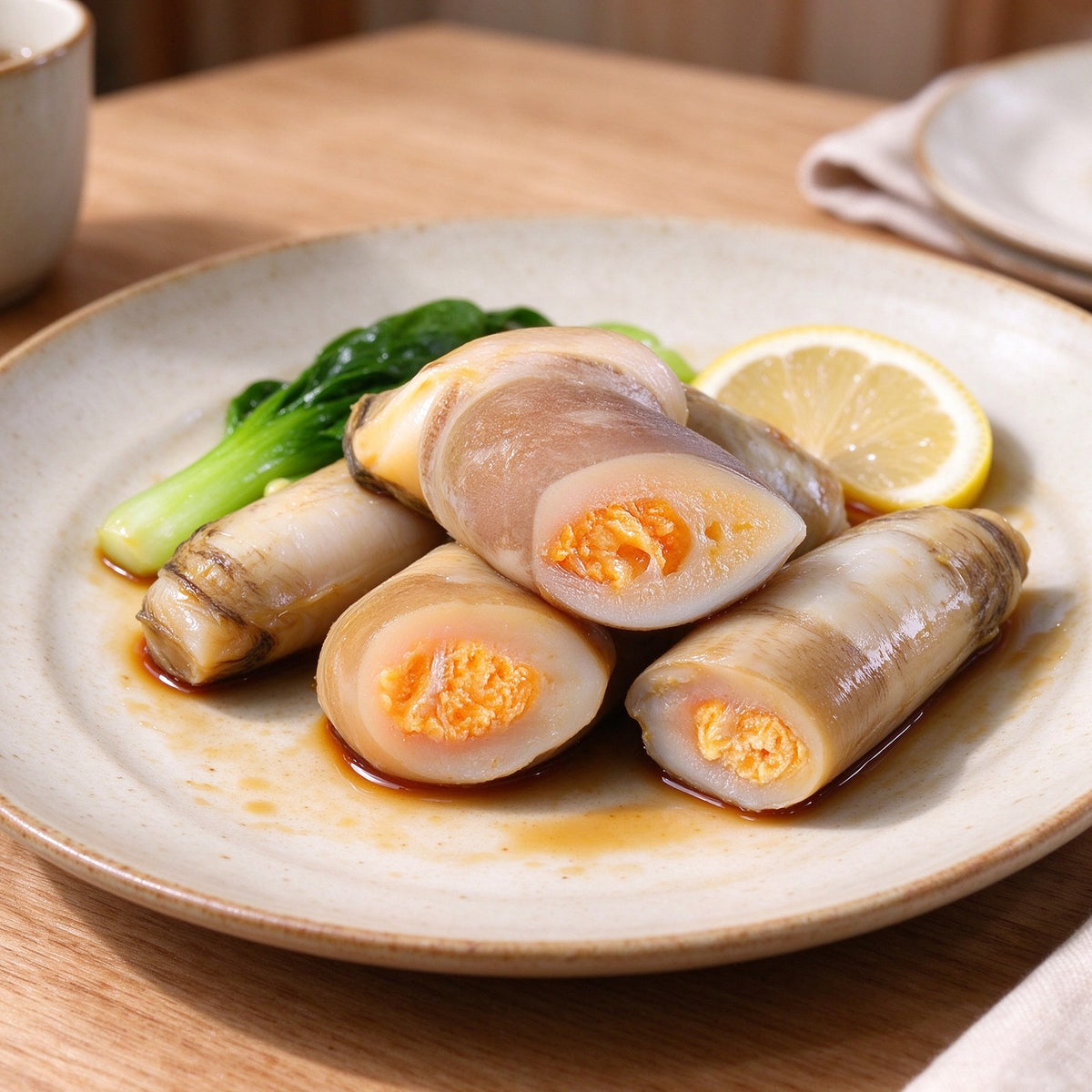 Razor Clams with Golden Roe - view 2